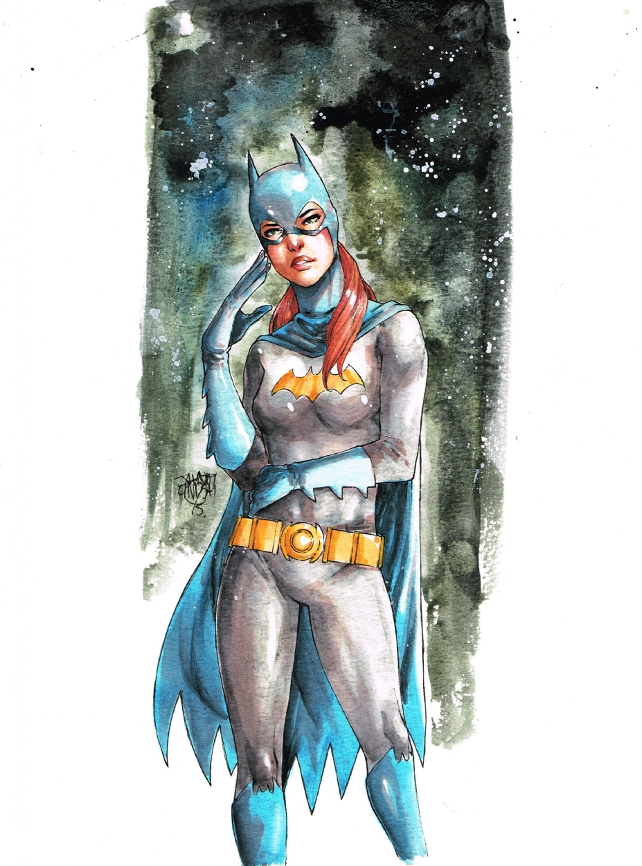 Batgirl - Jahnoy Lindsay, in Byron Hamm's Batman & Family Comic Art ...