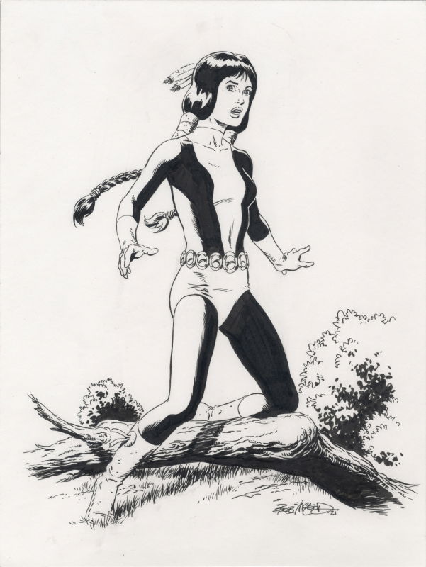 Bob McLeod Commission of Danielle Moonstar aka Mirage from New Mutants ...