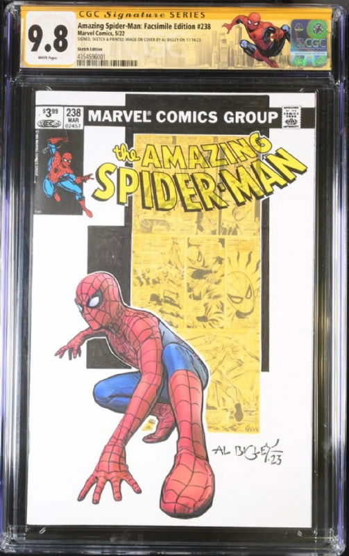 Amazing Spiderman #238, in Samson Li's Spiderman Comic Art Gallery Room