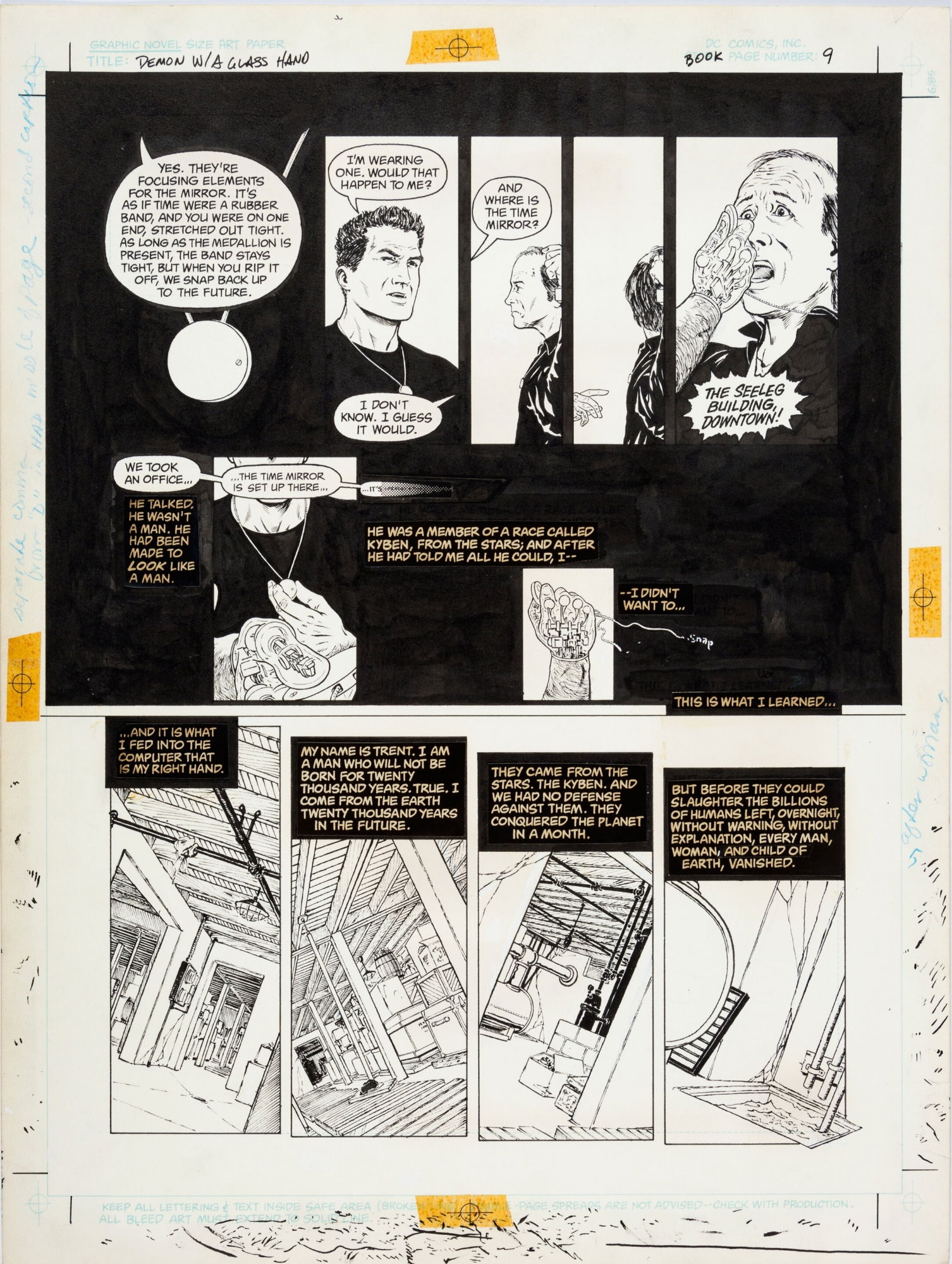 Demon With a Glass Hand - page 9, in Terry Doyle's 6. DEMON WITH A ...