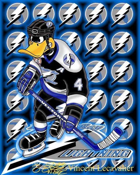 Vincent Lecavalier Autographed Tampa Bay Lightning Special Edition