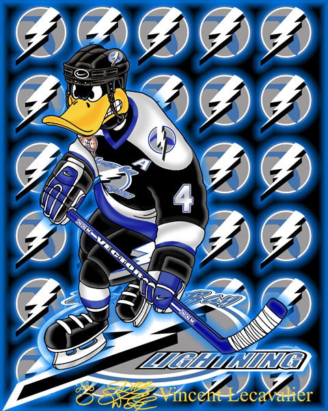 Vincent Lecavalier Autographed Tampa Bay Lightning Special Edition