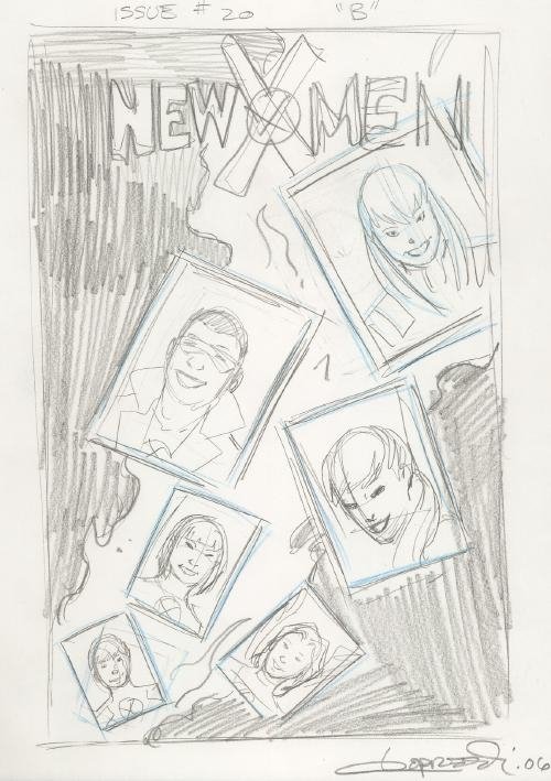 New X-Men #20 Cover Prelim, in Bill Nolan's Prelims and Other Odds ...