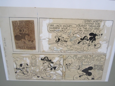 Mickey Mouse - Daily strip 8.25.1973, in Alessandro Tampieri's GOTTFREDSON,  Floyd Comic Art Gallery Room