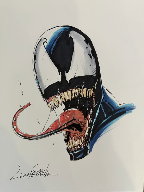 Venom Bust, In Kris Barton's Smithsonian West Comic Art Gallery Room