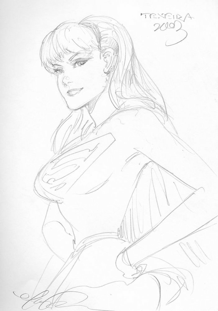 Supergirl Comic Box Commentary: My First Commission: Mark Texeira