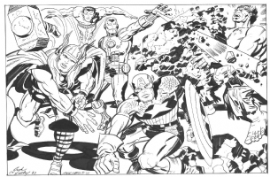 Marvel Super Heroes Comic Art