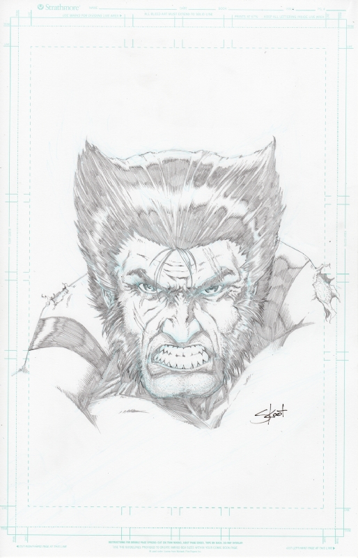 Wolverine Head Shot, in Skoot Starnes's Unpublished Work/Commissions ...