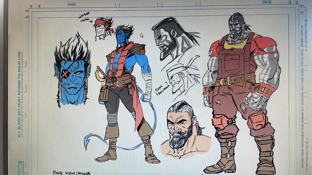 Marvel Dark Ages Nightcrawler And Colossus Designs, In Jason Lambert's ...