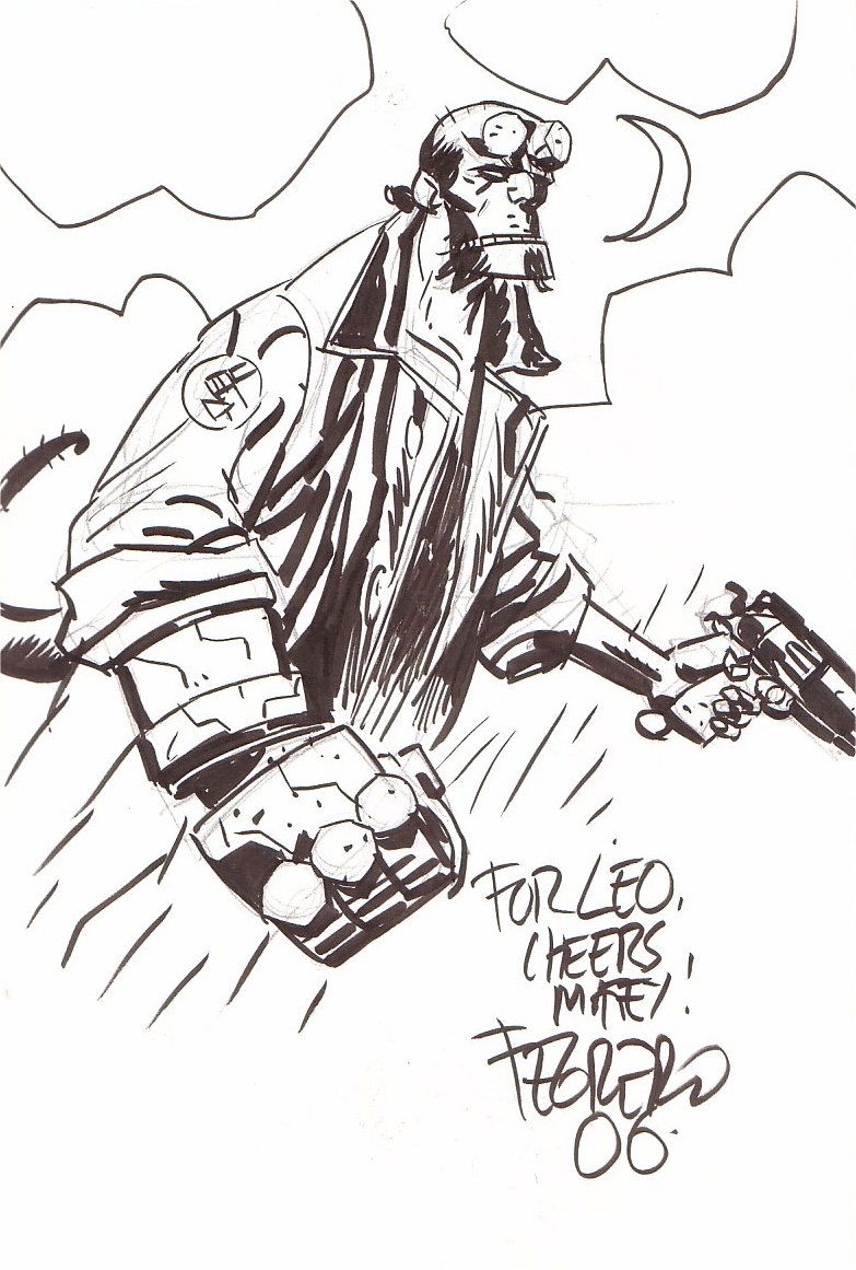 Hellboy - Duncan Fegredo, in Leo Anderson's general Comic Art Gallery Room