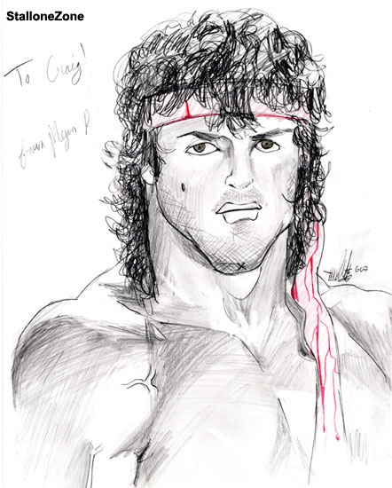 John Rambo by Megan Ruiz Comic Art