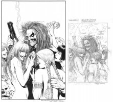 John Dell (Brian Bolland unused Lobo #37 cover design) Comic Art