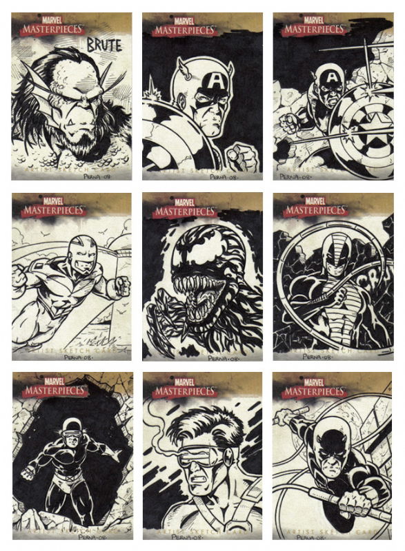 2008 Marvel Masterpieces Sketch Cards, in Tony Perna's 2008 Marvel ...