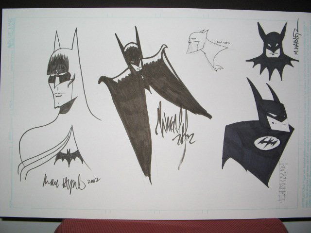 Baltimore Con, 2002 - Batman Jam Piece, in Mark Paten's KEEPERS Comic Art  Gallery Room