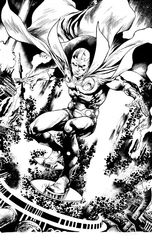 MR. MIRACLE , in LeBeau Underwood's DC Comics work Comic Art Gallery Room