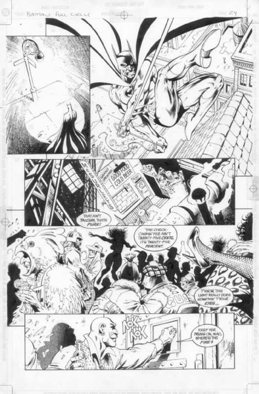 Alan Davis - Batman: Full Circle. page 29 ( 1991), in Javier Murillo's  US/UK/Etc Artists - DC Super heroes (Batman/Superman/etc) Comic Art Gallery  Room