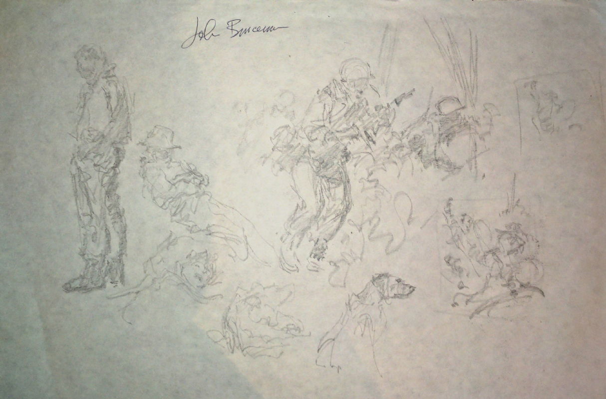 Buscema Sketch Side 1, in Norman Felchle's John Buscema Comic Art ...