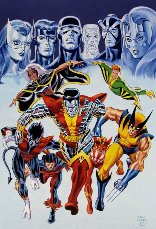 Giant Size X-Men , in Thomas Frisano's COVERS Comic Art Gallery Room