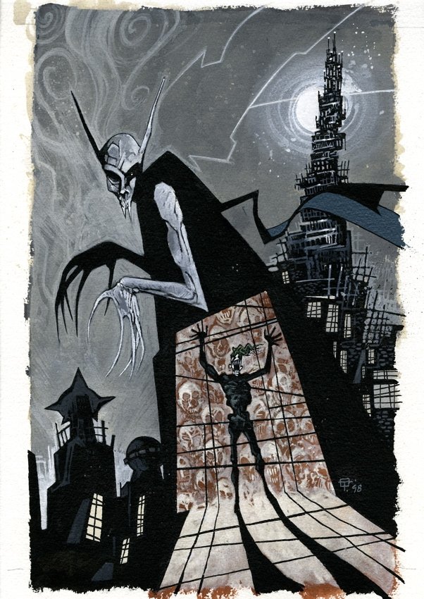 Batman Nosferatu Cover (1999) Ted McKeever, in Ted McKeever's Covers ...
