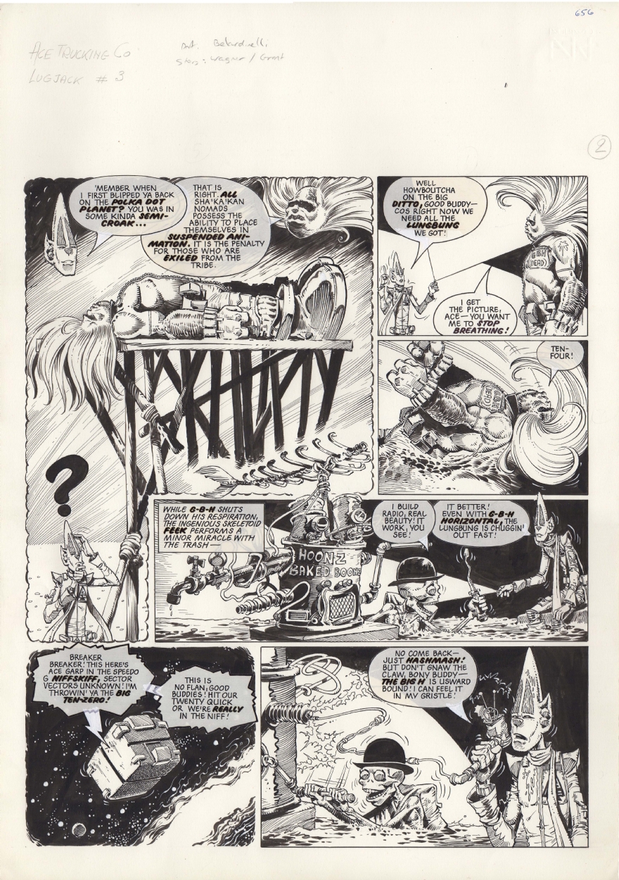 Ace Trucking 2000ad issue 246 pg 4, in dale jackson's Massimo ...
