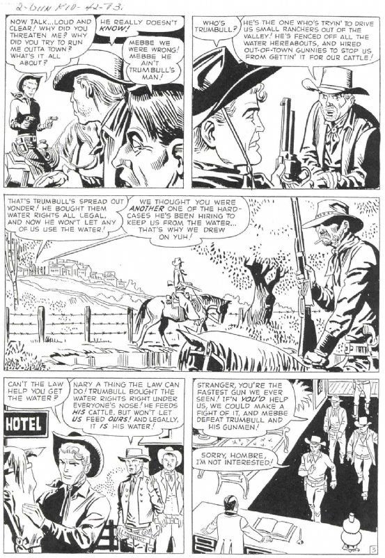 TWO-GUN KID #42 (June58) story 1, p.3, in Dr. Michael J. Vassallo's JOE ...