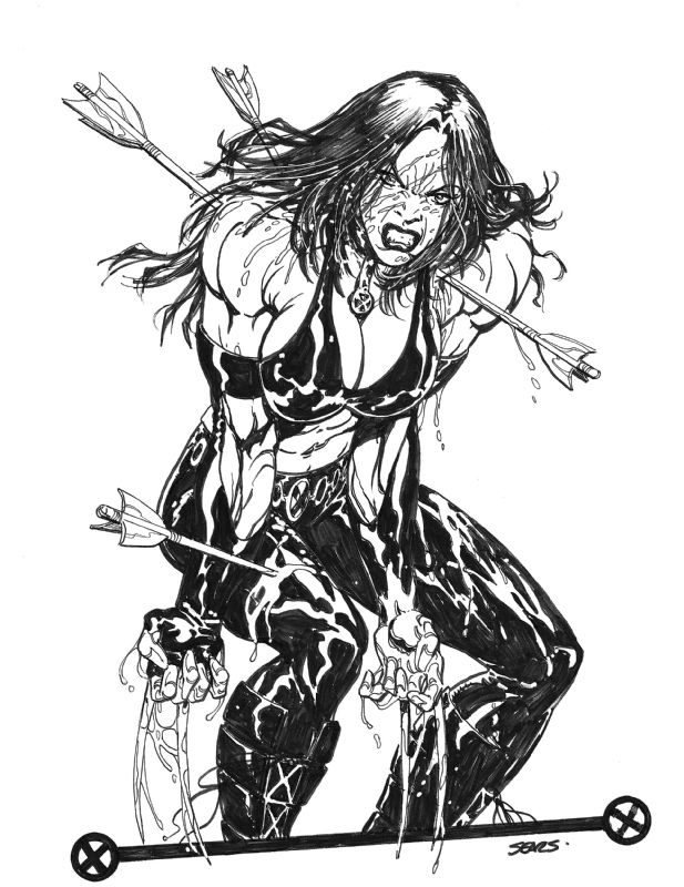 X-23 by Bart Sears, in Brian Heinz's Original art commissions Comic Art ...