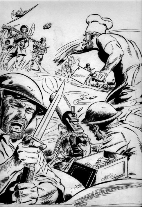 COMBAT #18, in Jim Cardillo's GENE COLAN - COVERS & SPLASHES Comic Art ...