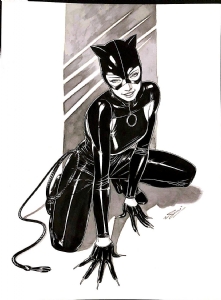 Catwoman commission by Sami Basri Comic Art