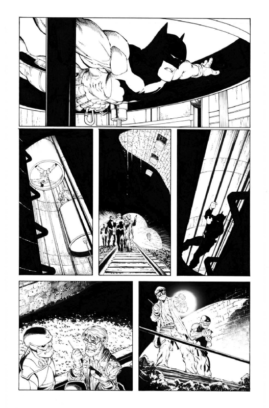 Batman #32 Page 6 by Greg Capullo and Danny Miki  Comic Art
