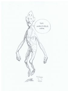 Mignola - Impossible Man 2020 Comic Art