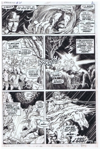 Barry Windsor Smith / Bill Everett - Astonishing Tales 6 page 2 Comic Art