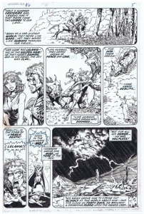 Barry Windsor Smith / Bill Everett - Astonishing Tales 6 page 4 Comic Art