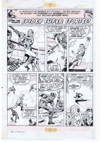 Mooney - Spiderman - Baseball Theme Comic Art