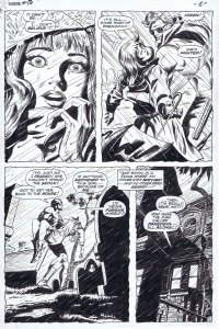 Colan / Shores - DD 58 - Daredevil ID to Karen Page, p 2 of 3 Comic Art