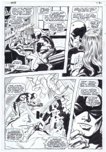 Colan / Shores - DD 58 - Daredevil ID to Karen Page, p 3 of 3 Comic Art