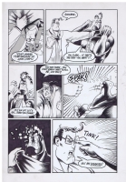 Edlund - Tick with Superman Comic Art