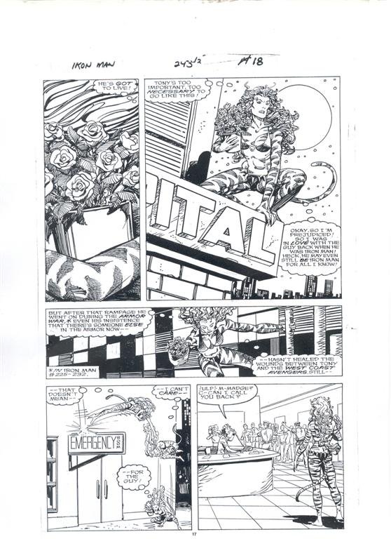 Layton / Windsor Smith - Tigra! Comic Art