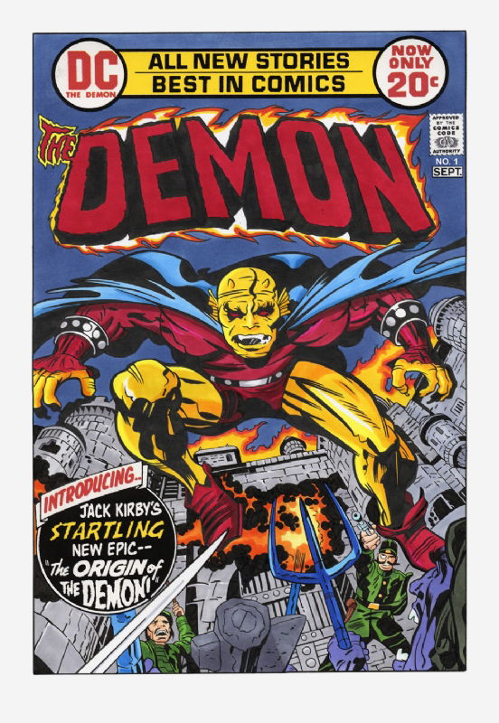 Demon #1, in Thomas Cook's Comic Book Cover Recreations Comic Art ...