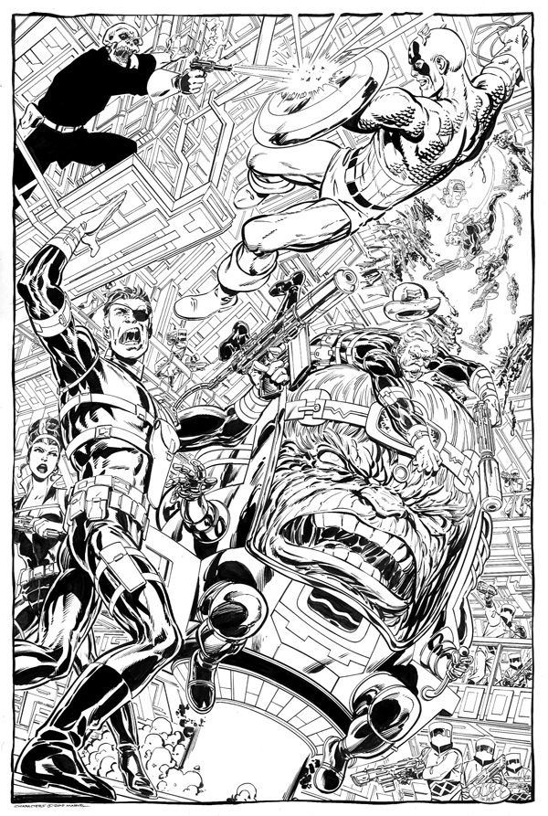 Byrne - Cap/Fury/SHIELD vs Skull/MODOK/AIM, in Scott Green's Byrne ...