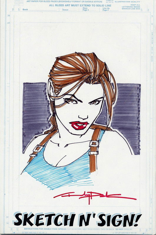 Tomb Raider by Andy Park, in Claudia Ohm's .. Remarked Books --- Tomb ...