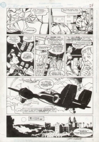Miehm/Beatty Blackhawk pg 1 Comic Art