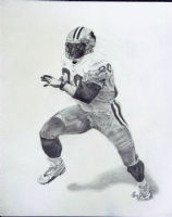 Brian Dawkins, in Jay Gero's NFL Art (All Art For Sale $$) Comic