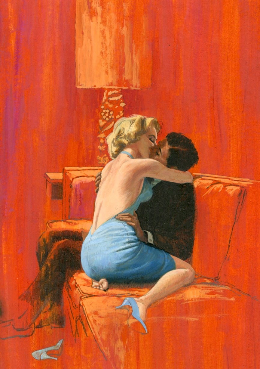 Beacon Paperback Cover Sex Swinger B-625F, in Rick Loshiavos Assorted Paintings (Beacon Covers, Warren Originals and Reproductions) Comic Art Gallery Room image