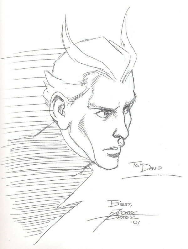 Quicksilver by George Perez, in David Bargman's Sketches: San Diego ...