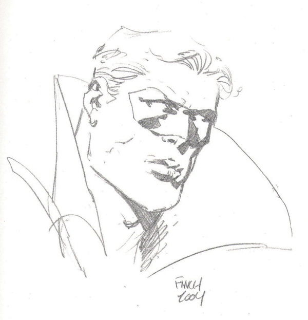 Golden Age Green Lantern By David Finch, In David Bargman's Sketches 