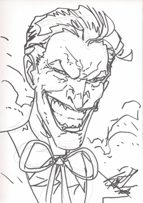 Joker by Scott Kollins, in David Bargman's Sketches: Theme Book ...
