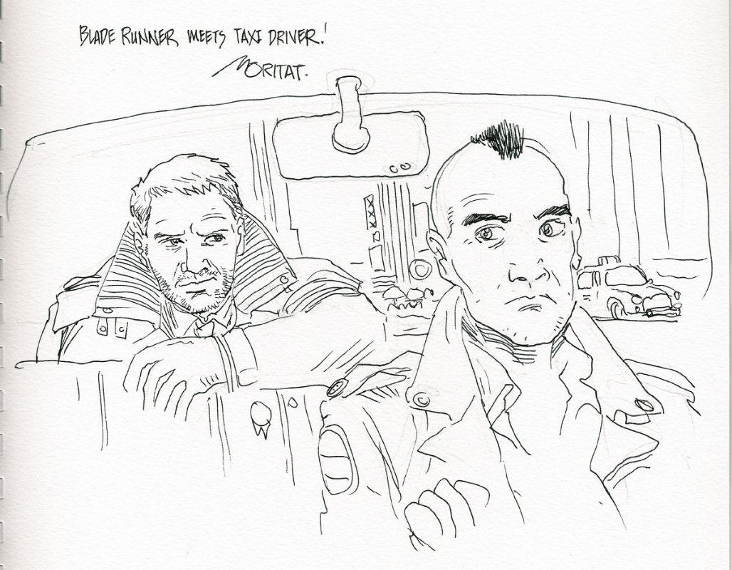 Taxi Driver Travis Bickle drawing by ergunbayrak on DeviantArt