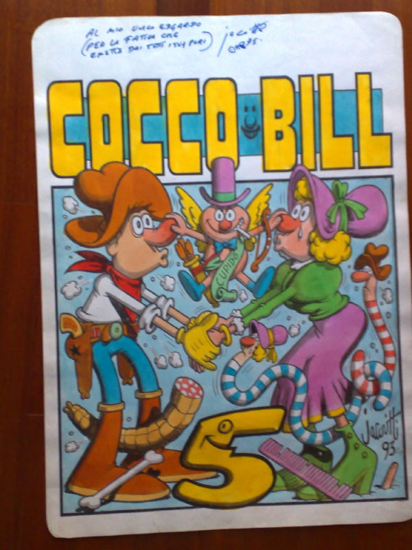 MANIFESTO COCCO BILL, in Edgardo Colabelli's COCCO BILL DISEGNI VARI