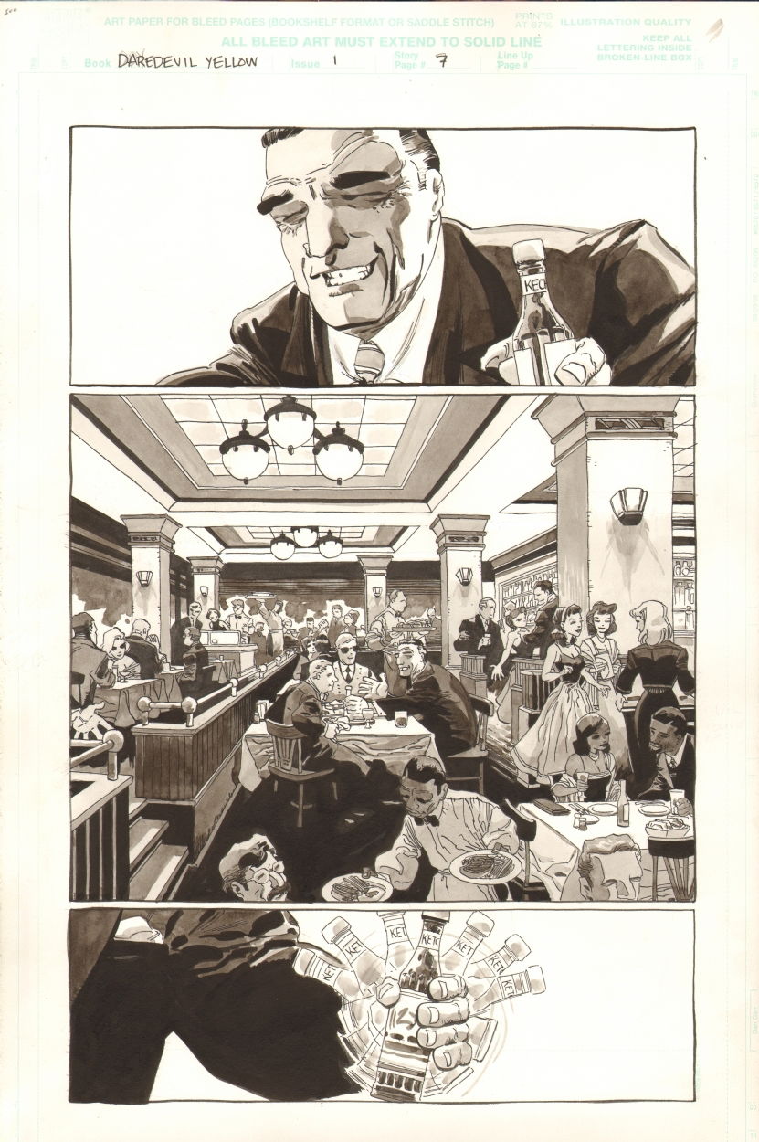 Daredevil Yellow, No. 1, page 7, in Brian Mulcahy's Tim Sale Comic Art ...