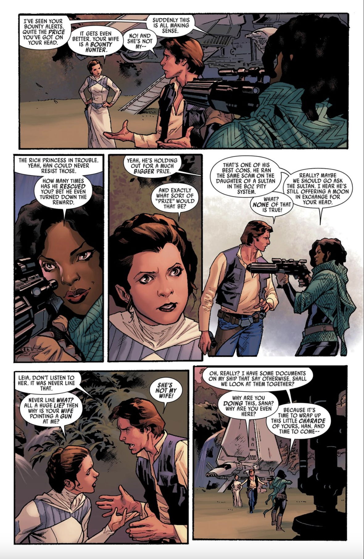 Stars Wars Vol 2, No. 8, p. 5 - Showdown on Smugglers Moon, in Brian ...